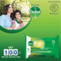 Dettol Antibacterial Disinfectant Wet Wipes Single Pack. 