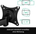 Arctic Z2 Gen 3 Desk Mount Dual Monitor Arm - Ergonomic Solution for Dual 13" to 32" Monitors(6 years warranty). 