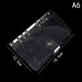 A5/A6/A7 Transparent Loose Leaf Ring Binder Notebook Weekly Planner Diary Cover. 