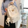 Multifunction Double Zipper Women Backpack Teenager Girls Laptop Backpack Student Shoulder Bag Korean Style Schoolbag.