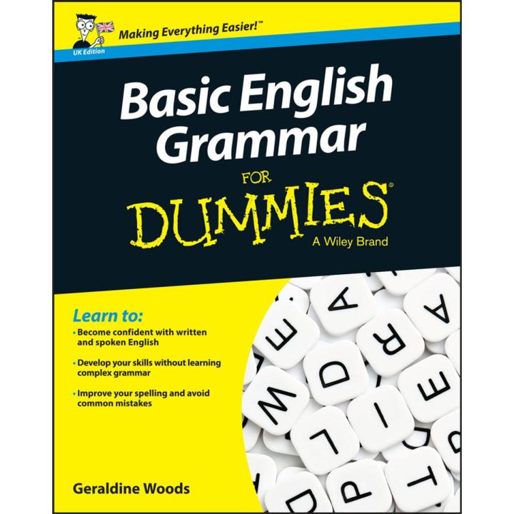 Basic English Grammar for Dummies by Geraldine Woods