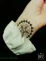 Waterproof Temporary Tattoo Sticker Black Butler Contract Symbol compass anime tatto flash tatoo tattoos for men women. 