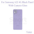 Samsung Galaxy A22 4G Back Panel/Backshell/ Casing + With Camera Lens + Side Buttons With Logo-All Colors Available. 