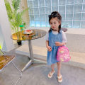 Kindergarten kids backpack cute baby PU sequin backpack for going out to play little princess snack bag small school bag. 