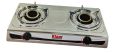 Kiam Gas Stove Stainless Steel-Double Burner- TSR 2050 (L.P.G).