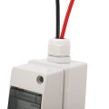 PV Disconnect Switch IP65 Waterproof DC Circuit Breaker DC12-400V AC90-400V Pa66 Housing Plug and Play for Photovoltaic System. 