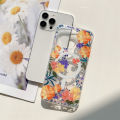 【Solo Yolo】Applicable iPhone15pro Double-Layer Printed Magnetic Shell Apple 14pro max Transparent Phone Case magsafe. 