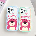 Linemond Cute Strawberry Bear Phone Case for OPPO A1 Pro 5G A11 A11S A12 A12E A15 A15S A16 A16E A16K A16S A17 A1K A31 2020 A32 A33 A35 A36 A37 A39 A3S A5 2018 A52 A53 A53S A54 A54S A55 soft Cover,for Girls Women Pink. 