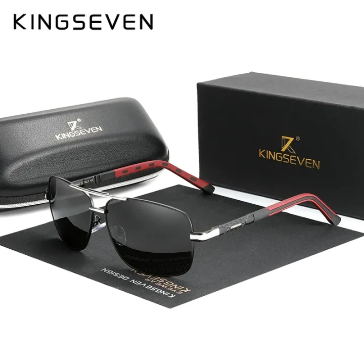 KINGSEVEN%202020%20Aluminum%20Brand%20Pilot%20Polarized%20Sunglasses%20Men%20Women%20Fashion%20Frame%20Male%20Sun%20Glasses%20For%20Driving%20Oculos%20de%20sol%20-%20Image%205