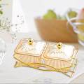 Dried Fruit Tray with Lid Nordic Serving Platter for Wedding Sweet Cookies.