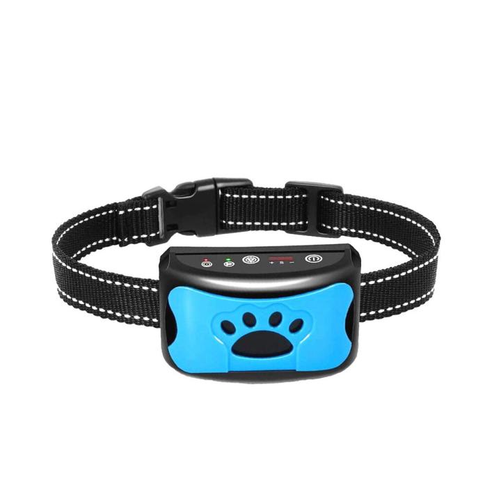 NEW Pet Anti Bark Collar USB Control Rechargeable Stop Barking Pet