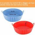 🔥Air Fryer Silicone Baking Tray-Blue-RED colour 2pcs.