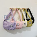 Soft Cloud Bubbles Handbags For Woman Girls Pleated Cloud Underarm Bag Pouch Bag Casual Shoulder Bag Women Cute Purse Cherry Super Store.