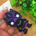 Marvel Superhero Black Panther Keychain Jewelry Accessories Movie Avengers Pendant Keyring Car Backpack Key Chain Quality Gifts. 