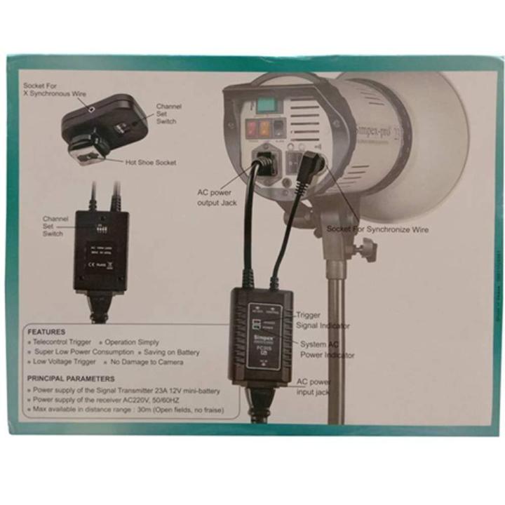 SIMPEX%20FC315%20Studio%20Camera%20Flash%20Trigger%20Remote%20Control%20(Black)%20-%20Image%204
