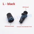 Electrical accessories. Electric light fitting. Plastic Wire lock cap M10.Tooth thread cable clip, wire grip for ceiling lamp. PVC cable gland. Cable lock 10 pic clear.