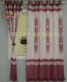 New indian synthetic curtain for house decor ( 5 kuchi porda & 48/84 inch). 