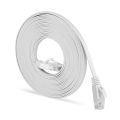 1000Mbps Gigabit Network Cable 98ft RJ45 Port CAT6 Network Cable Ethernet Cable for Routers Computers White. 