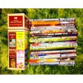 Darshan Incense Square Collection - 25 Assorted Fragrance Agarbatti Sticks, Long-Lasting Aromatic Experience. 
