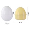 Kitchen Cooking Tool 4 Grids Egg Shape Microwave Egg Steamer White Egg Boiler Quick Microwave Boiled Egg Maker Breakfast. 