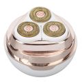 Electric Hair Removal Shaver 3 Blades Detachable Cutter USB Rechargeable Trimmer for Arm Leg. 