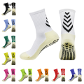 1 Pair New Men Women Soft Breathable Anti-slip Football Socks Running Soccer Basketball Badmintion Cycling Sports Grip Socks.