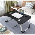 Smart Multi-Purpose Portable Laptop Table, Study table, Bed Table, Breakfast Table with Dock Stand and Foldable/Ergonomic & Rounded Edges/Non-Slip Legs.