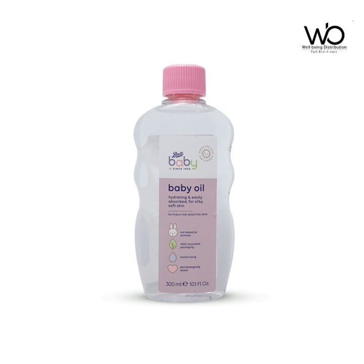 Boots%20Baby%20Oil%20300ml%20UK%20Kind%20And%20Gentle%20Formula%20Leaves%20Skin%20Moisturised%20And%20Silky%20Soft%20Dermatologically%20Tested%20-%20Image%204