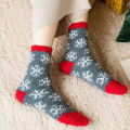 Mid Calf Socks Stretchy Christmas Xmas Ladies Casual Socks.