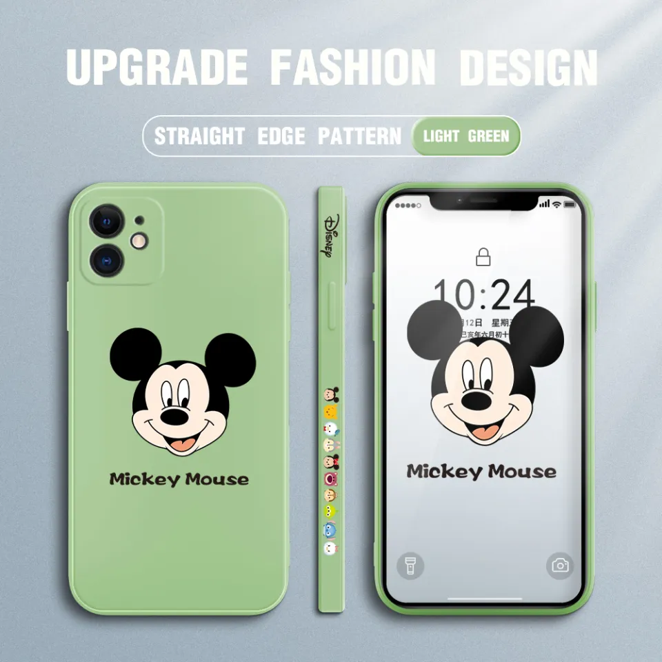 FHKL for Redmi Note Back Cover Mickey Mouse Head Hortrait Side
