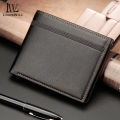 LouisWill Men Wallets Short Wallets Soft PU Leather Purse Bifold Wallet Money Cash Purses Clasp Coin Pouch ID Credit Cards Holders for Business Travel Office. 