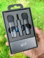 K35 Dual Wireless Microphone 3.5mm with ANC Active Noise Cancelling Aux Receiver, Omni directional, 5 Hour Battery Life, Compatible with Cameras and Smartphones Dual Mic, Single Receiver BD Best Product By Exotic Wholesale Gadget. 