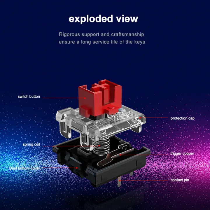 REDRAGON%20SMD%20RGB%20MX%20Low%20Profile%205.5%20switch%203Pin%20Clicky%20Linear%20Tactile%20silent%20Mechanical%20keyboard%20red%20black%20blue%20brown%20Switche%20-%20Image%204