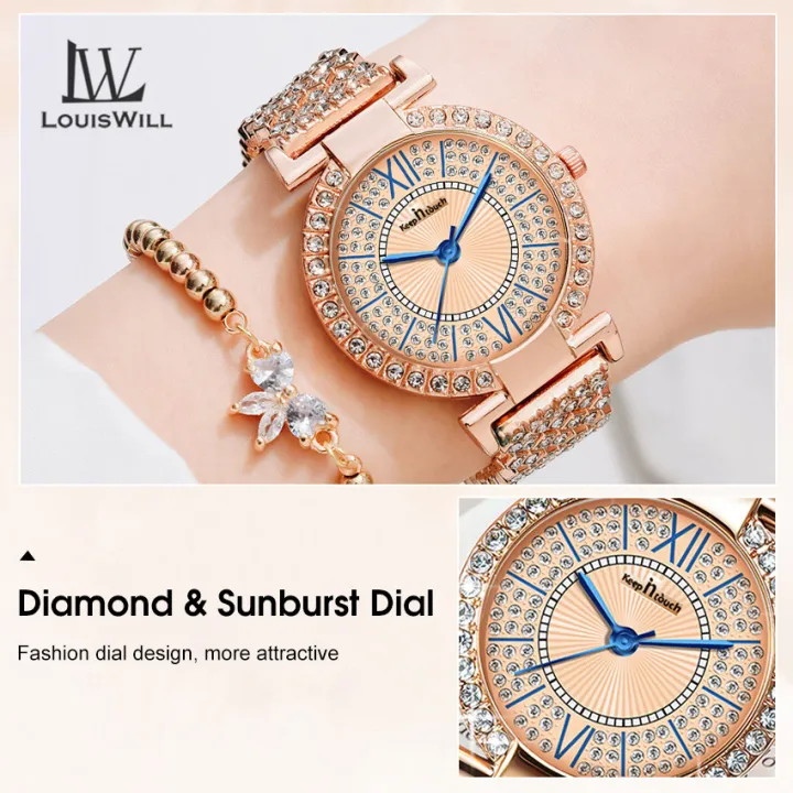 badgeLouisWill%20Ladies%20Watch%20Fashion%20Quartz%20Watch%20Diamond%20Watches%20Steel%20Strap%20Watches%2030M%20Waterproof%20Watch%20Thin%20Strap%20Watch%20Roman%20Numerals%20Dial%20Watches%20Luxury%20Design%20Watch%20Wristwatch%20-%20Image%203