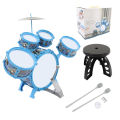 Children Drum Set, 6 Ear Structure Endless Fun Kids Jazz Drum Set Complete for Practice Use.