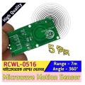 5Pcs RCWL-0516 RCWL 0516 Microwave Radar Sensor Module Super Sensitive Microwave Motion Sensor Human Sensor Body Sensor Module Induction Switch Module RCWL0516 Human Body Motion Smart Switch Module. 