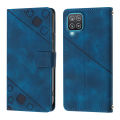 Casing for Samsung Galaxy A12 / Galaxy M12 case Fashion Square pattern flip PU leather phone case stand card slots wallet case shockproof folio cases cover. 