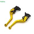 Motorcycle / Bike Brake & Clutch Lever Set For YAMAHA FZ V2- Golden.