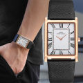 IBSO /Episino Authentic Watch Light Luxury Square Student Quartz Men's Watch Business and Leisure 2232. 