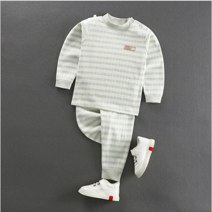 Colorful%20cotton%20suit%20boys%20and%20girls%20autumn%20clothes%20and%20pants%20Children's%20underwear%20set%20baby%20long%20sleeves%20and%20trousers%20One%20piece%20on%20behalf%20of%20the%20hair%20-%20Image%208