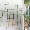 3D Frosted Decorative Window Film Privacy Static Cling Adhesive Stained Glass Film Matte Decals UV Protection Window Stickers. 