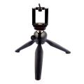 Yt-228 Mini Tripod Mount with Phone Holder Clip - Black. 