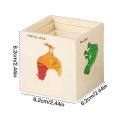 Life Cycle Toys Montessori Wooden Blocks Life Cycle Kit Toy Stacking Blocks Kids Figure Match Set Toy Stacking Block Sets.