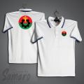BNP Logo Short Sleeve Polo Jersey For Men - PP Micro Collar Polo Jersey - BNP Jersey.