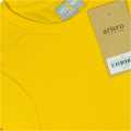 YES OR NO by MANOR Yellow Colored Girls Tops T-Shirt.
