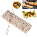 100 PCS Bamboo Skewers Grill Shish Kabob Wood Sticks Barbecue Cooking BBQ Tools. 