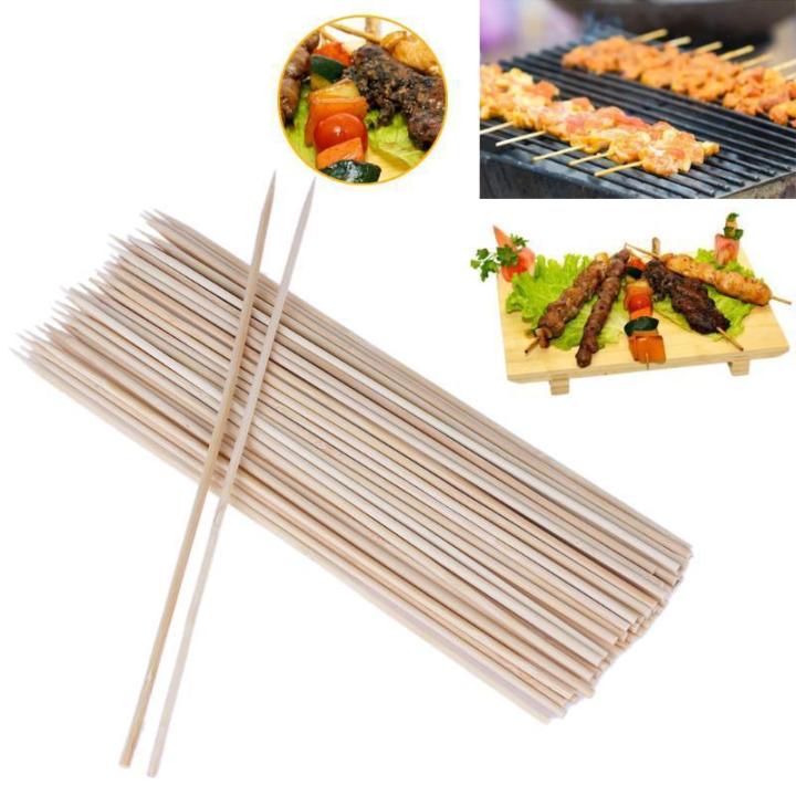 100%20PCS%20Bamboo%20Skewers%20Grill%20Shish%20Kabob%20Wood%20Sticks%20Barbecue%20Cooking%20BBQ%20Tools%20-%20Image%203