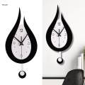 Pendulum Wall Clock Room Bedroom Bathroom Office Home Decor. 
