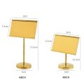 High End Hotel Buffet Label Rack Price Tag Display Stand Food Sign Holder Desk Sign Stand Name Card Clip Info Display Stand. 