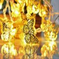 For 20 LED Butterfly Fairy String Lights for Decoration Outdoor Indoor Decorative Lighting for Garden. 